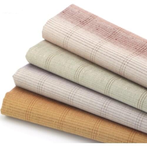 DIY Japan Little Cloth group Yarn-dyed fabric,for sewing Handmade Patchwork Quilting ,Grid stripe dot 50*140cm