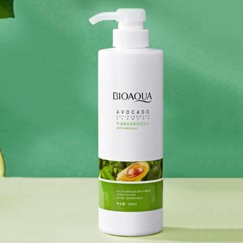 Gentle Cleansing Smoothing Oil Control Shampoo Refreshing Moisturizing Anti Dandruff Improve Roughness Avocado Extract
