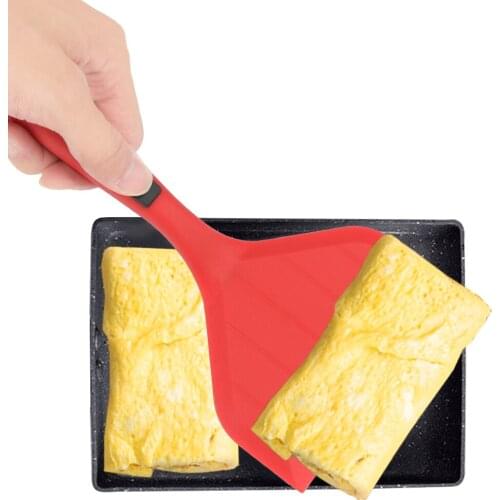 Silicone Kitchenware Cooking Utensils Spatula Beef Meat Egg Kitchen Scraper Wide Pizza Shovel Non-stick Cooking Tool