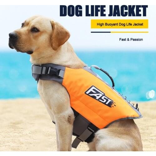 Dog Life Jacket Clothes Ropa Perro Para Pet Cat Harness Chaleco Salvavidas Puppy Swimming Vest Reflective Summer Swimsuit Vests