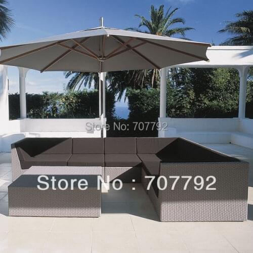 Sunday Collection Outdoor Wicker Sectional Sofa