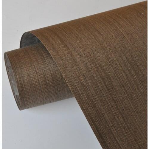 Dark Brown Wenge Engineered Veneer With Fleece Backer