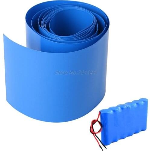 2M Lithium Battery Heat House Shrink Tube Li-ion Wrap Skin 14500 18650 26650 PVC Shrinkable Tubing Film Tape Sleeves Dropship
