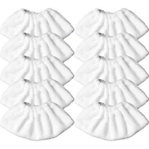 10Pcs/lot Steam Mop Cloth Rag Mopping Pads Cover for Karcher SC1 SC2 SC3 SC4 SC5 SV7 Vacuum Cleaner Spare Parts Accessories