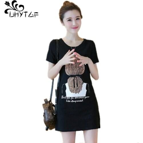 Платья с коротким рукавом UHYTGF China At AliExpress