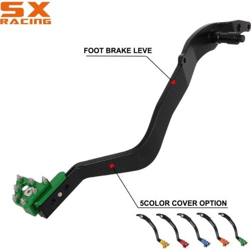 Motorcycles CNC Rear Foot Brake Lever Pedal For Kawasaki KLX150L KLX150BF KLX L F 150 2015 2016 2017 2018