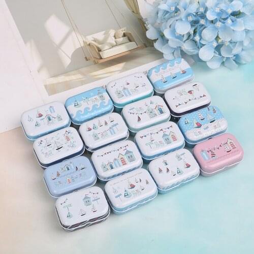 Colorful Mini Tin Box Tablet Box Mini Cute Medicine 7Day Weekly Storage Pill Case Organizer Health Care Pill Box