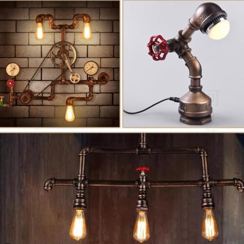 2/4/6/8/10Pcs DN15/DN20/DN25 Closet Hat Hanging Hook Loft Valve Retro Cast Iron Wheel Design