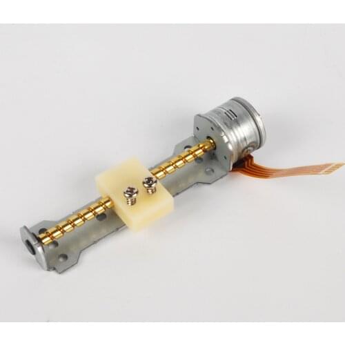 2Pcs 3-6V Dc 2 phase 4 wire Stepper motor with nut great for diy toy tool