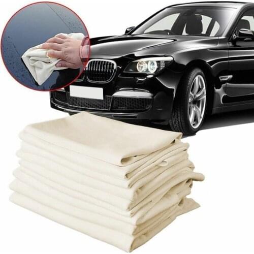 Car Universal Protection Natural Shammy Chamois Leather Car Cleaning Towels Drying Washing Cloth 25*40cm Accessories
