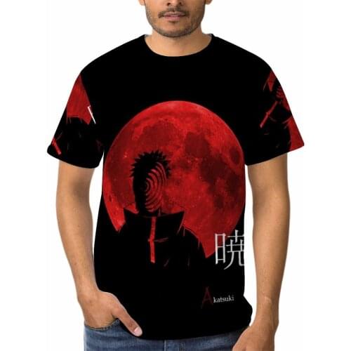 Akatsuki Adult Full Print anime T-shirts (men And Women) Kurama 2021 Akatsuki Kurama Novelty Graphic Tshirt