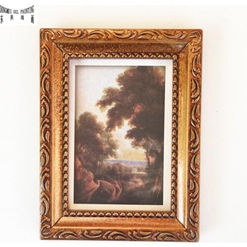 Oil Painting world famous paintings Classical landscape Mini on Small Thin Board Match Framework High Quality 2021030515