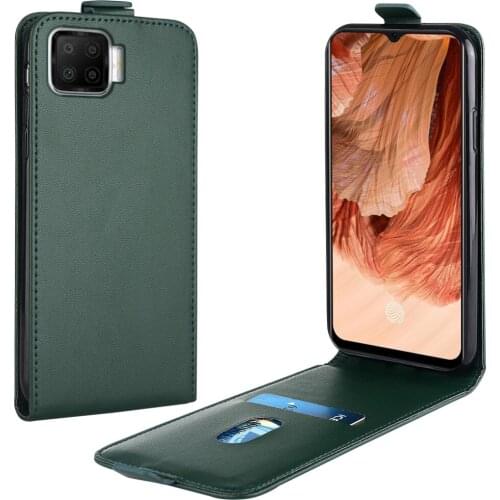 Flip Up and Down Leather Case for OPPO A73 4G Case CPH2095 CPH2099 Vertical Cover for OPPO A 73 4G Case Phone Bag