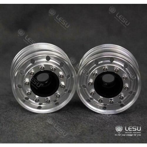 LESU Metal Front Wheel Hub W/ Bearing for 1/14 Tamiya RC Tractor Truck Dumper Trailer TH16391-SMT3