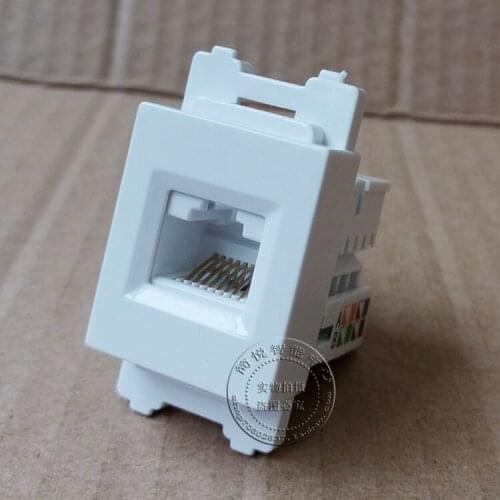 120 Type Ethernet Module Network Coupler Generic Cat5E RJ45 Keystone Jack Information
