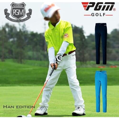 PGM New Ultra-thin Golf Sportswear Child Clothes Boy Trousers Summer Pant Dry Fit High Breathable Trousers Youth Costume XS-XL