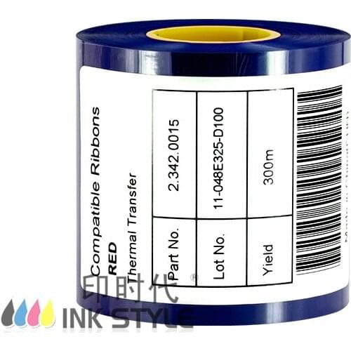 MATICA 2.342.0015 Blue Ribbon 300m Length 5200prints Compatible for S5000 S6000 S7000 Line Card Printer