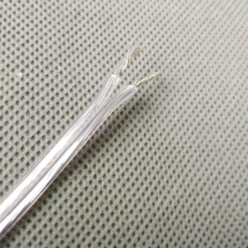 Transparent 2*0.5mm 2pin parallel electric wire cable for Lighting lamp electrical wire pendant chandelier lighting power cable