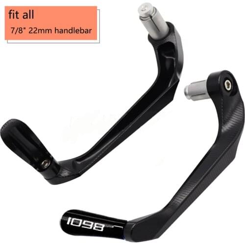 For Ducati 1098 1098S 1098R Motorcycle Universal Handlebar Grips Guard Brake Clutch Levers Handle Bar Guard Protect