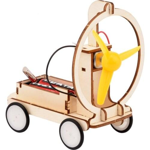 Diy Wooden Self-made Electric Car, 3D Handmade Puzzle Toy Model, Puzzle Creative Decompression Gift Toys P306