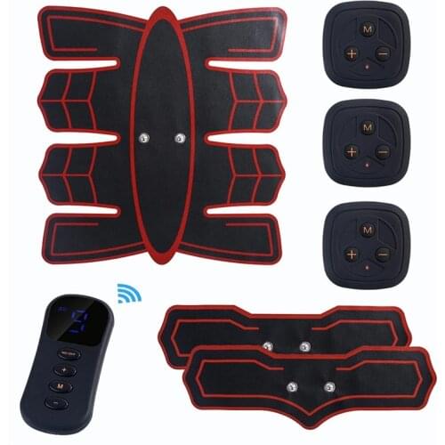 EMS Muscle Stimulator Trainer Wireless remote control Smart Fitness Abdominal Training Electric Weight Loss Stickers Body Slimmi