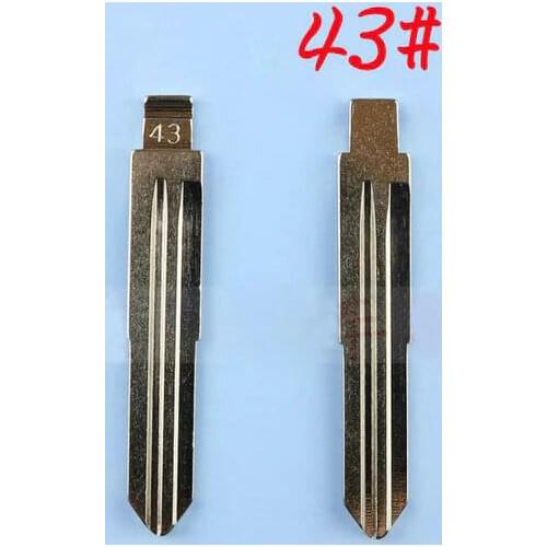 43# Replacement Flip Remote Key Blade Car Key blank For Chery A5 Remote Key (T11)