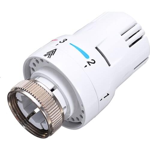 1pc Pneumatic Temperature Control Valves Remote Controller Heating System Valve Parts Thermostatic Radiator Head