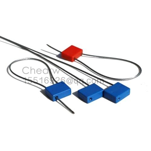 10pcs zinc alloy container seal safety plastic customization laser printing block square tetragonum