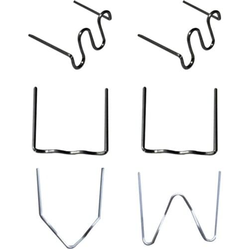 100Pcs Stainless Steel Car Repair Staplers Bumper Repair Machine Welding Nail Standard Pre Cut 0.8mm/0.6mm Hot Stapler Welder