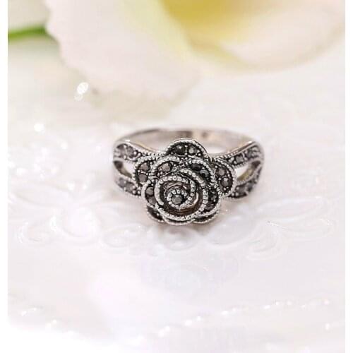 2021 Anillos TOP Jewelry Fashion Rings For Woman Unique Thailand Retro Crystal From Swarovskis Charm Jewelry