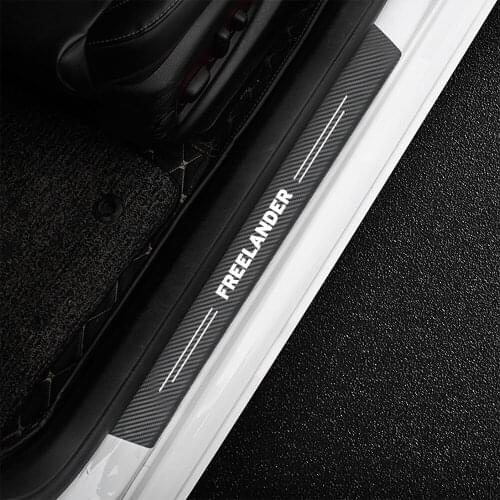 4Pcs Car Scuff Plate Door Threshold Sill Stickers For Land Rover Freelaner LN LF 1 2 L314 L359 2015 - 1998 Auto Accessories