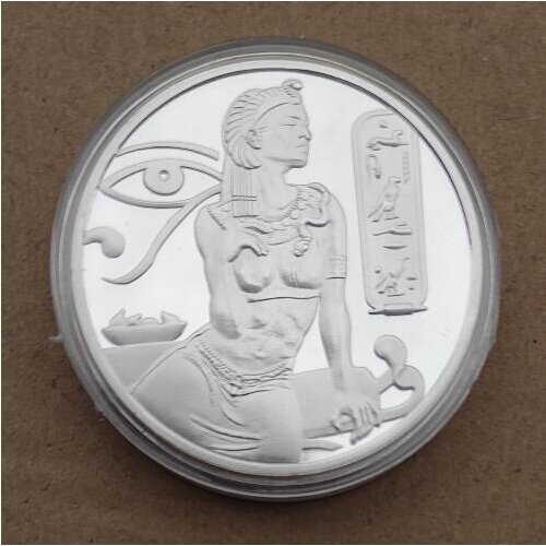 40mm Cleopatra queen of Egypt Souvenir Coin medal africa Silver