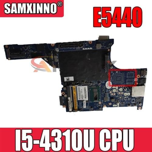Akemy For DELL E5440 Laptop Motherboard VAW30 LA-9832P With SR1EE I5-4310U 2.0GHz CN-0PTKWC 0PTKWC PTKWC