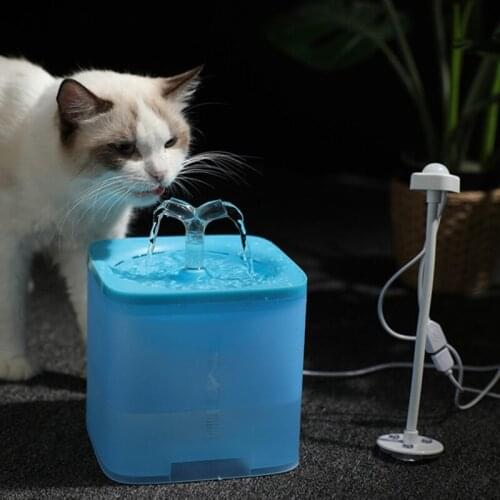 Automatic Cat Water Fountain Filter Feeder Smart Drinker For Cats Dog Water Drinking Motion Sensor Pet Dispenser