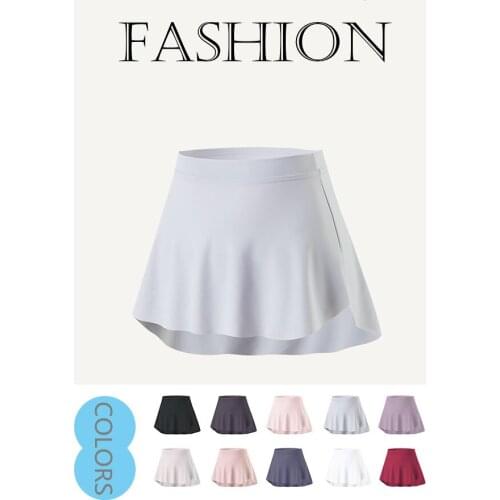 10 Colors Ballet Skirt Dance Ballet Dress Women Leotard Skirt Side Split Sexy Practice Skirt Ballerina Girls Dance Wear