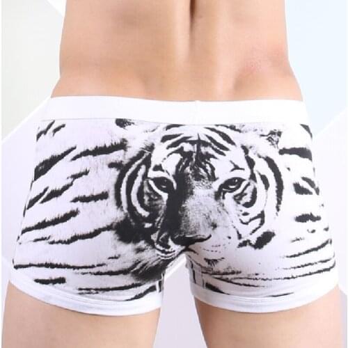 Animal Boxer Men Underwear pink Cotton Panties Men Underwear hero Breathable Underpants