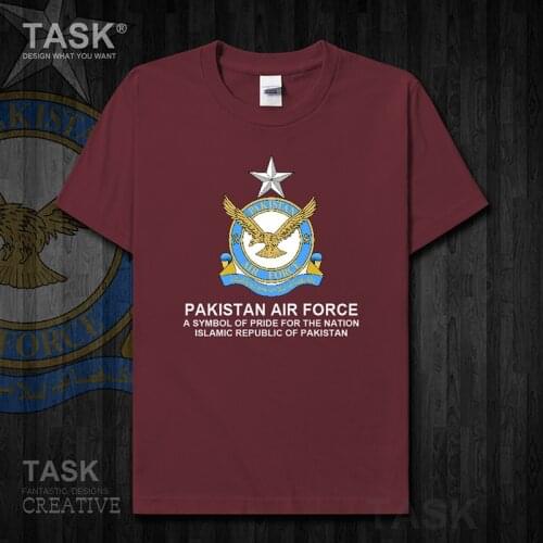 Air Force Pakistan PAK Pakistani Islam new Tops Short sleeve clothes mens t shirt country fans fitness Army Tactical Military 01