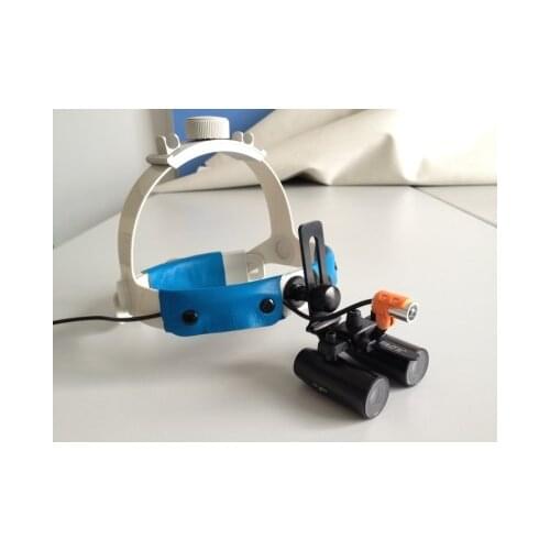 TAOS Headband with 5.0x operating magnifying glass loupes with LED Headlight Medical headlamp