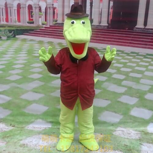 Crocodile Mascot Costume Suits Cosplay Party Game Outfits Clothing Advertising Carnival Halloween Xmas Easter Festival Adults