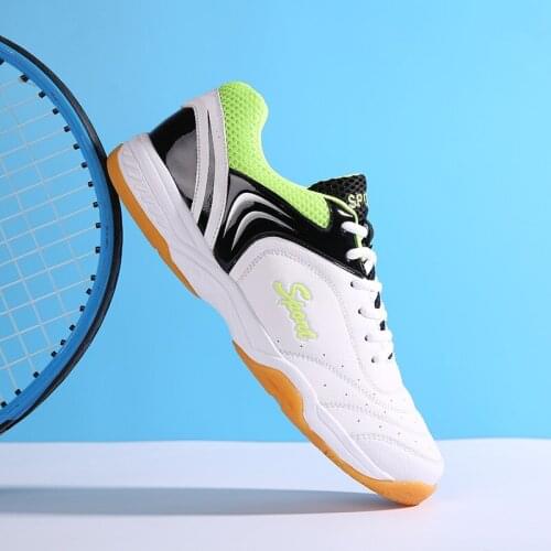 New High Quality Badminton Shoes Men Women Light Weight Badminton Sneakers Big Size 36-45 Comfortable Tennis Shoes Male