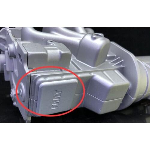 Engine Decorative Cover Oil Sump For Capo Racing 1/6 scale # 15828 SIXER1 Samurai KIT JKMAX AXIAL SCX10 crawlwe truck