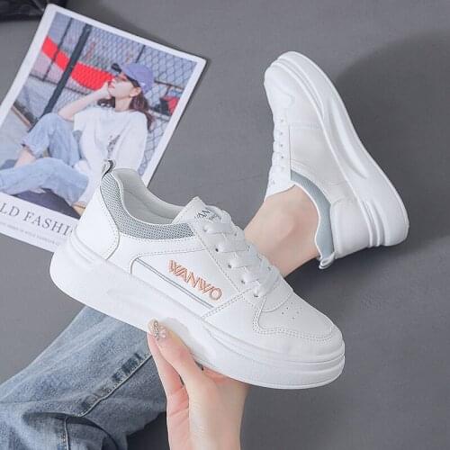 Fashion Womens Sneakers Casual Shoes Female Shoes Thick Bottom Increased Vulcanize Shoes Comfortable Non-slip Running Shoes