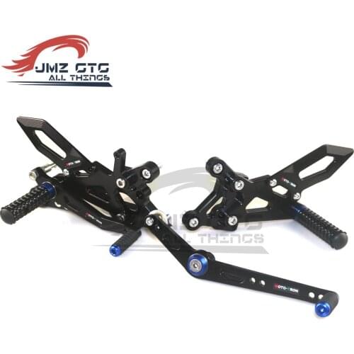 MOTO-TRON Motorcycle CNC Adjustable Rear Set Rearsets Footrest Foot Rest For YAMAHA R6 2006-2020