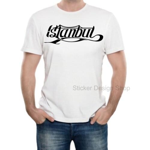 Men Summer Short Sleeves T Shirt Istanbul T-Shirt Druck Turkiye Turkei Print T-Shirts