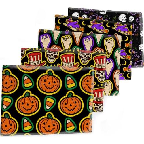 Polyester Fabric Halloween Style Decoration Printed Twill Fabrics Sheet DIY Dress Handbag Sewing Materials 50*145cm