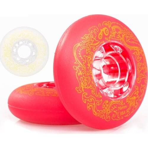 Japy Skates Dragon 88A Inline Skating Wheels Professional Slalom Sliding Roller Skates Wheels For SEBA Powerslide Patines