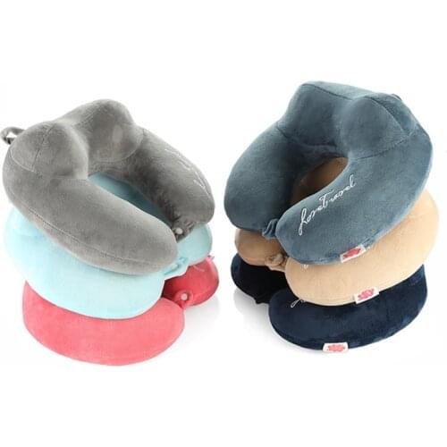 U-shaped Pillow Travel Neck Pillow Cervical Plane U-shaped Pillow Cervical Spine Car Adult Nap Student Female Male Memory Pillow
