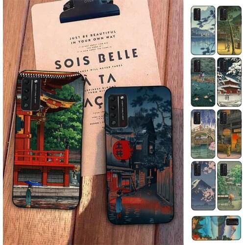 Japanese style Art Japan Phone Case for Huawei Honor 10 i 8X C 5A 20 9 10 30 lite pro Voew 10 20 V30