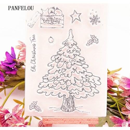 10.5x14cm Easter tree Transparent Silicone Rubber Clear Stamps cartoon for Scrapbooking/DIY Easter wedding
