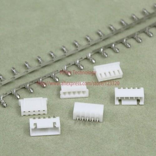 100sets/lot) connector XH2.54 5Pin 180degrees Pitch:2.54MM/0.1inch Pin Header + Terminal + Housing XH2.54-5P